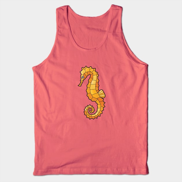 Pacific Seahorse Tank Top by DesignsByDoodle